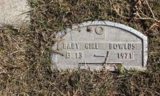 BOWLUS, BABY GIRL - Clayton County, Iowa | BABY GIRL BOWLUS 