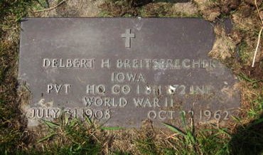 BREITSPRECHER, DELBERT H. - Clayton County, Iowa | DELBERT H. BREITSPRECHER 