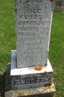 KNUDSON, OLE BRINGSTRUD - Clayton County, Iowa | OLE BRINGSTRUD KNUDSON 