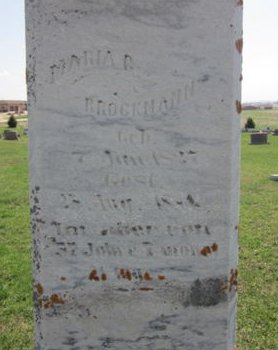 BROCKMANN, MARIA - Clayton County, Iowa | MARIA BROCKMANN 