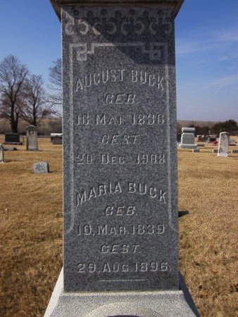 BUCK, MARIA - Clayton County, Iowa | MARIA BUCK 