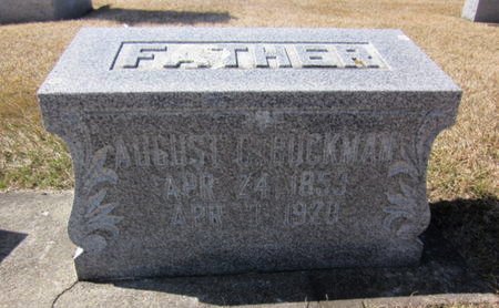 BUCKMAN, AUGUST - Clayton County, Iowa | AUGUST BUCKMAN 