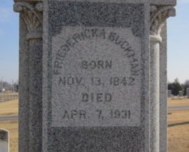 BUCKMAN, FRIEDERICKA - Clayton County, Iowa | FRIEDERICKA BUCKMAN 