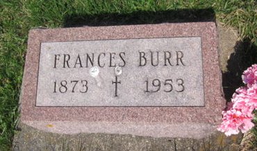 BURR, FRANCES - Clayton County, Iowa | FRANCES BURR 