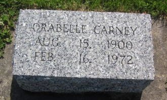 CARNEY, ORABELLE - Clayton County, Iowa | ORABELLE CARNEY 