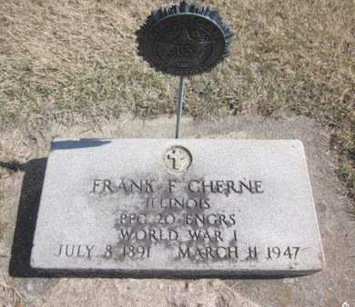 CHERNE, FRANK F. - Clayton County, Iowa | FRANK F. CHERNE 