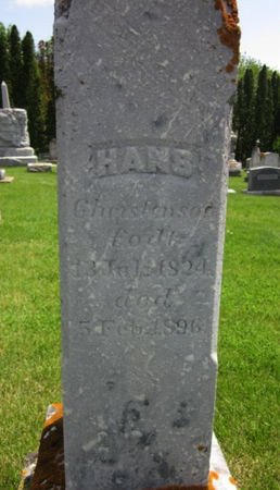 CHRISTENSON, HANS - Clayton County, Iowa | HANS CHRISTENSON 