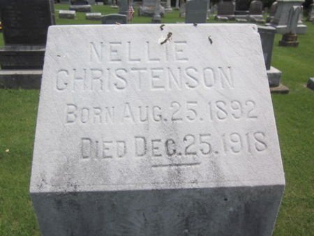 CHRISTENSON, NELLIE - Clayton County, Iowa | NELLIE CHRISTENSON 
