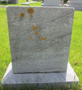 CHRISTIANSON, ANNA - Clayton County, Iowa | ANNA CHRISTIANSON 