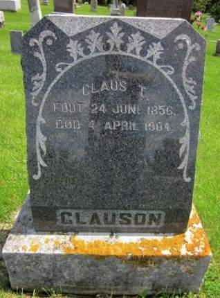 CLAUSON, CLAUS T. - Clayton County, Iowa | CLAUS T. CLAUSON 