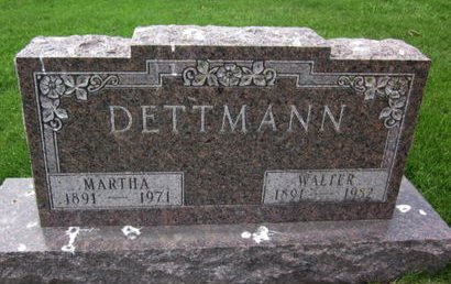 DETTMANN, MARTHA - Clayton County, Iowa | MARTHA DETTMANN 