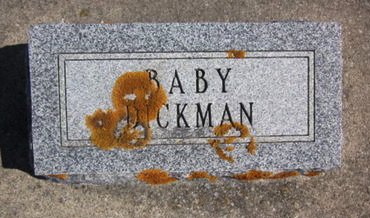 DICKMAN, BABY - Clayton County, Iowa | BABY DICKMAN 