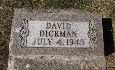 DICKMAN, DAVID - Clayton County, Iowa | DAVID DICKMAN 