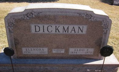 DICKMAN, ELDO F. - Clayton County, Iowa | ELDO F. DICKMAN 
