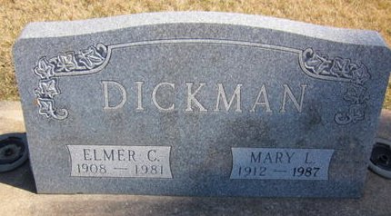 DICKMAN, ELMER C. - Clayton County, Iowa | ELMER C. DICKMAN 