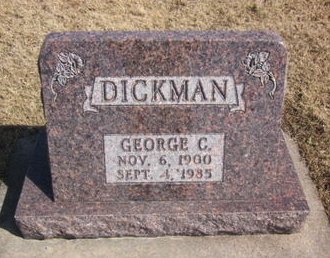 DICKMAN, GEORGE C. - Clayton County, Iowa | GEORGE C. DICKMAN 