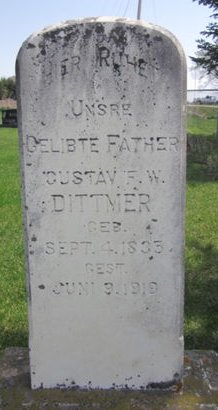 DITTMER, GUSTAV F. W. - Clayton County, Iowa | GUSTAV F. W. DITTMER 