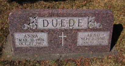 DUEDE, ANNA - Clayton County, Iowa | ANNA DUEDE 