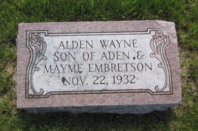EMBRETSON, ALDEN WAYNE - Clayton County, Iowa | ALDEN WAYNE EMBRETSON 