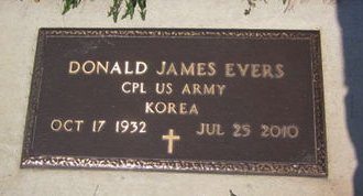 EVERS, DONALD JAMES - Clayton County, Iowa | DONALD JAMES EVERS 