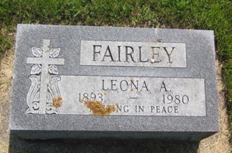 FAIRLEY, LEONA A. - Clayton County, Iowa | LEONA A. FAIRLEY 