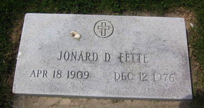 FETTE, JONARD D. - Clayton County, Iowa | JONARD D. FETTE 