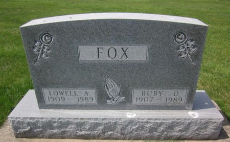 FOX, LOWELL A. - Clayton County, Iowa | LOWELL A. FOX 