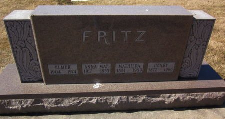 FRITZ, MATHILDA - Clayton County, Iowa | MATHILDA FRITZ 