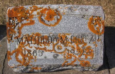 FRITZ, MATHILDA M. - Clayton County, Iowa | MATHILDA M. FRITZ 