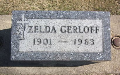 GERLOFF, ZELDA - Clayton County, Iowa | ZELDA GERLOFF 