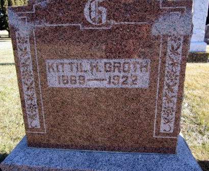 GROTH, KITTIL H. - Clayton County, Iowa | KITTIL H. GROTH 