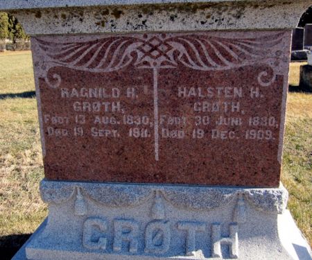 GROTH, HALSTEN H. - Clayton County, Iowa | HALSTEN H. GROTH 