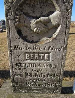 GULBRANDSON, BERTE - Clayton County, Iowa | BERTE GULBRANDSON 
