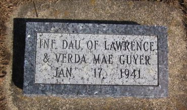 GUYER, INFANT DAUGHTER - Clayton County, Iowa | INFANT DAUGHTER GUYER 