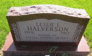 HALVERSON, LESLIE L. - Clayton County, Iowa | LESLIE L. HALVERSON 