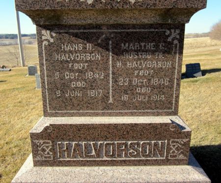 HALVORSON, MARTHE G. - Clayton County, Iowa | MARTHE G. HALVORSON 