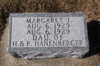 HANENBERGER, MARGARET I. - Clayton County, Iowa | MARGARET I. HANENBERGER 
