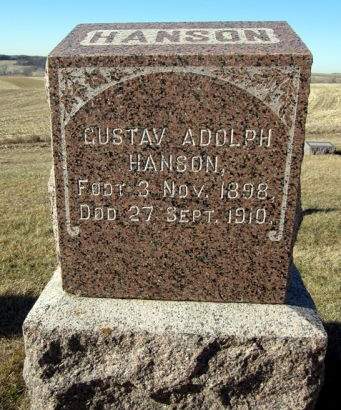 HANSON, GUSTAV ADOLPH - Clayton County, Iowa | GUSTAV ADOLPH HANSON 