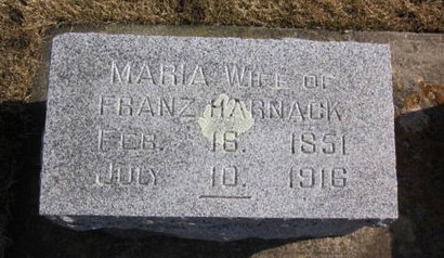 HARNACK, MARIA - Clayton County, Iowa | MARIA HARNACK 