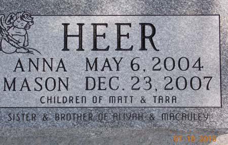 HEER, MASON - Clayton County, Iowa | MASON HEER 