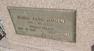 HEIDEN, ELMER FRED - Clayton County, Iowa | ELMER FRED HEIDEN 