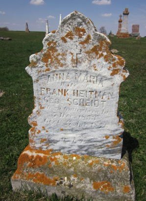 SCHEIDT HEITMAN, ANNA MARIA - Clayton County, Iowa | ANNA MARIA SCHEIDT HEITMAN 