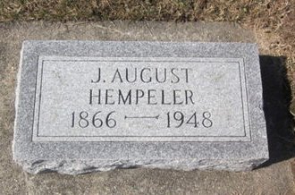 HEMPELER, J. AUGUST - Clayton County, Iowa | J. AUGUST HEMPELER 