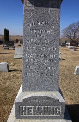 HENNING, JOHAN A. - Clayton County, Iowa | JOHAN A. HENNING 