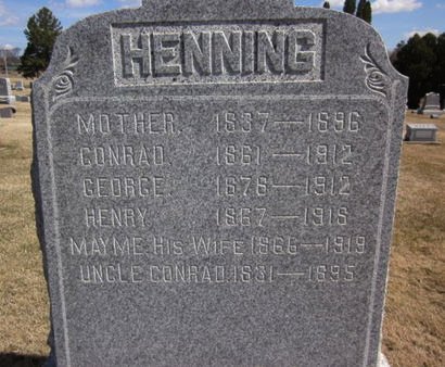 HENNING, CONRAD - Clayton County, Iowa | CONRAD HENNING 