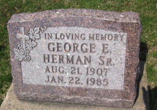 HERMAN, GEORGE E. SR. - Clayton County, Iowa | GEORGE E. SR. HERMAN 