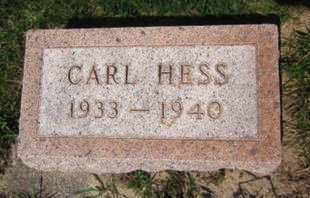 HESS, CARL - Clayton County, Iowa | CARL HESS 