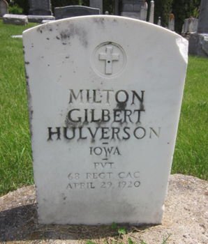 HULVERSON, MILTON GILBERT - Clayton County, Iowa | MILTON GILBERT HULVERSON 
