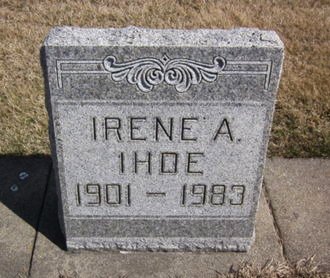 IHDE, IRENE A. - Clayton County, Iowa | IRENE A. IHDE 