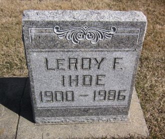 IHDE, LEROY F. - Clayton County, Iowa | LEROY F. IHDE 